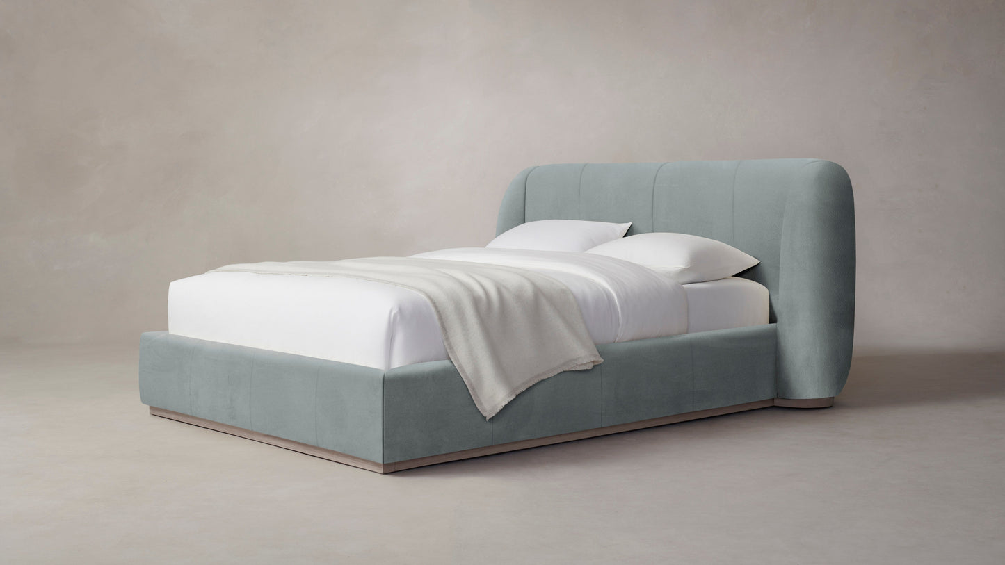 The Smith - Nubuck Leather Tide Bed - 42" Headboard