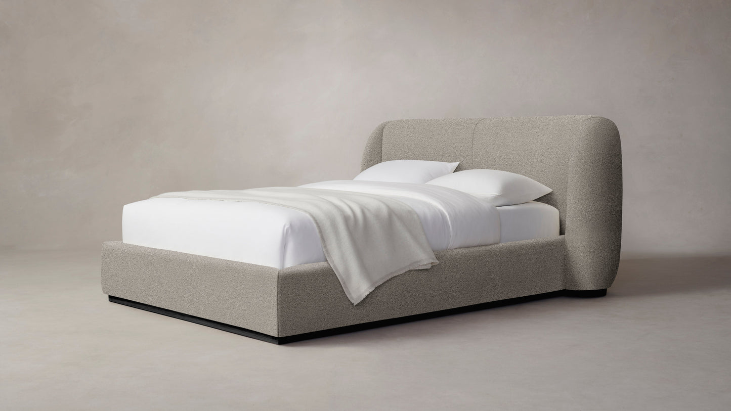 The Smith - Performance Bouclé Morel Bed - 42" Headboard