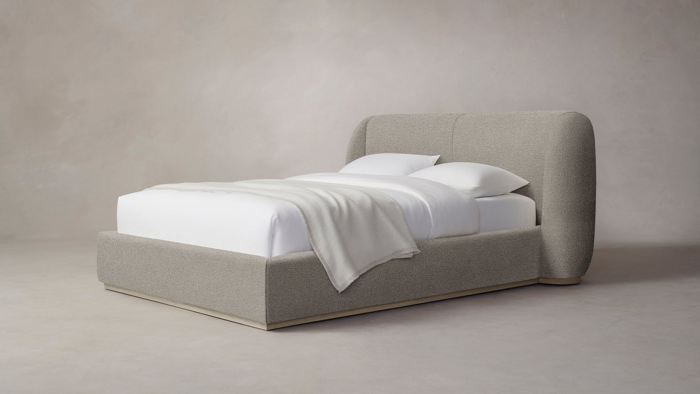 The Smith - Performance Bouclé Morel Bed - 42" Headboard