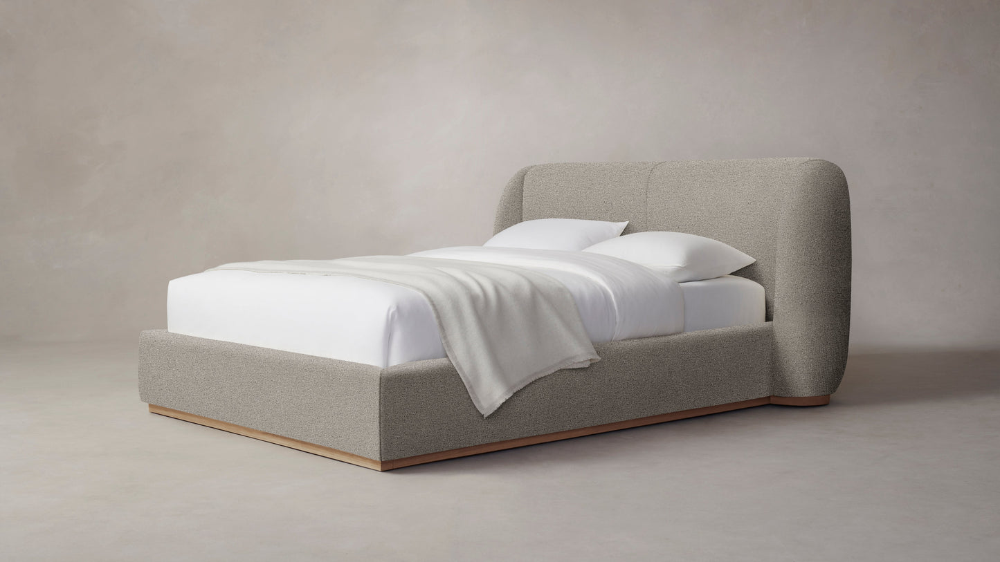 The Smith - Performance Bouclé Morel Bed - 42" Headboard