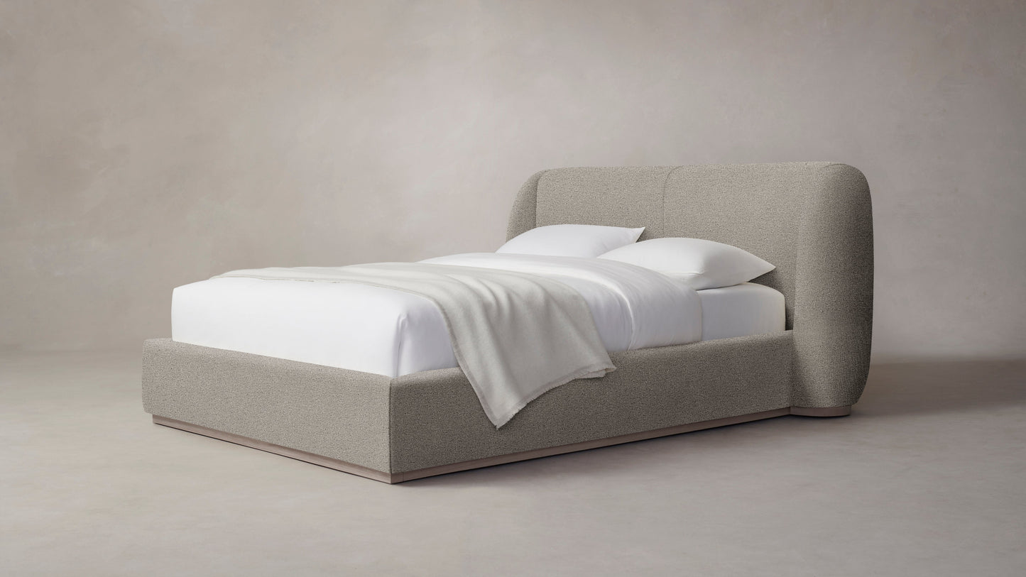 The Smith - Performance Bouclé Morel Bed - 42" Headboard