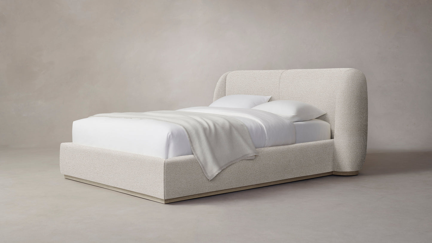 The Smith - Performance Bouclé Polar Bed - 42" Headboard