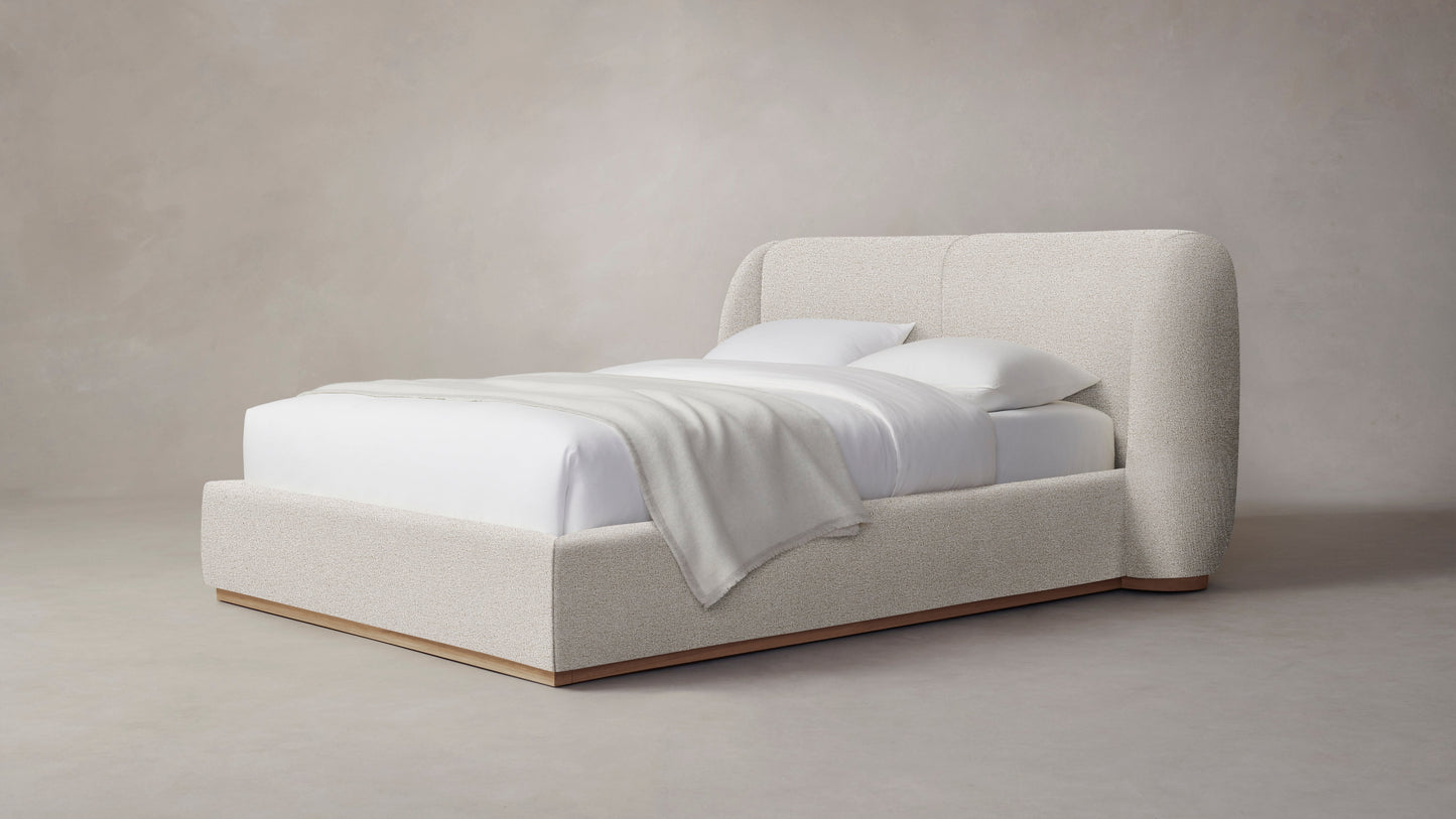 The Smith - Performance Bouclé Polar Bed - 42" Headboard