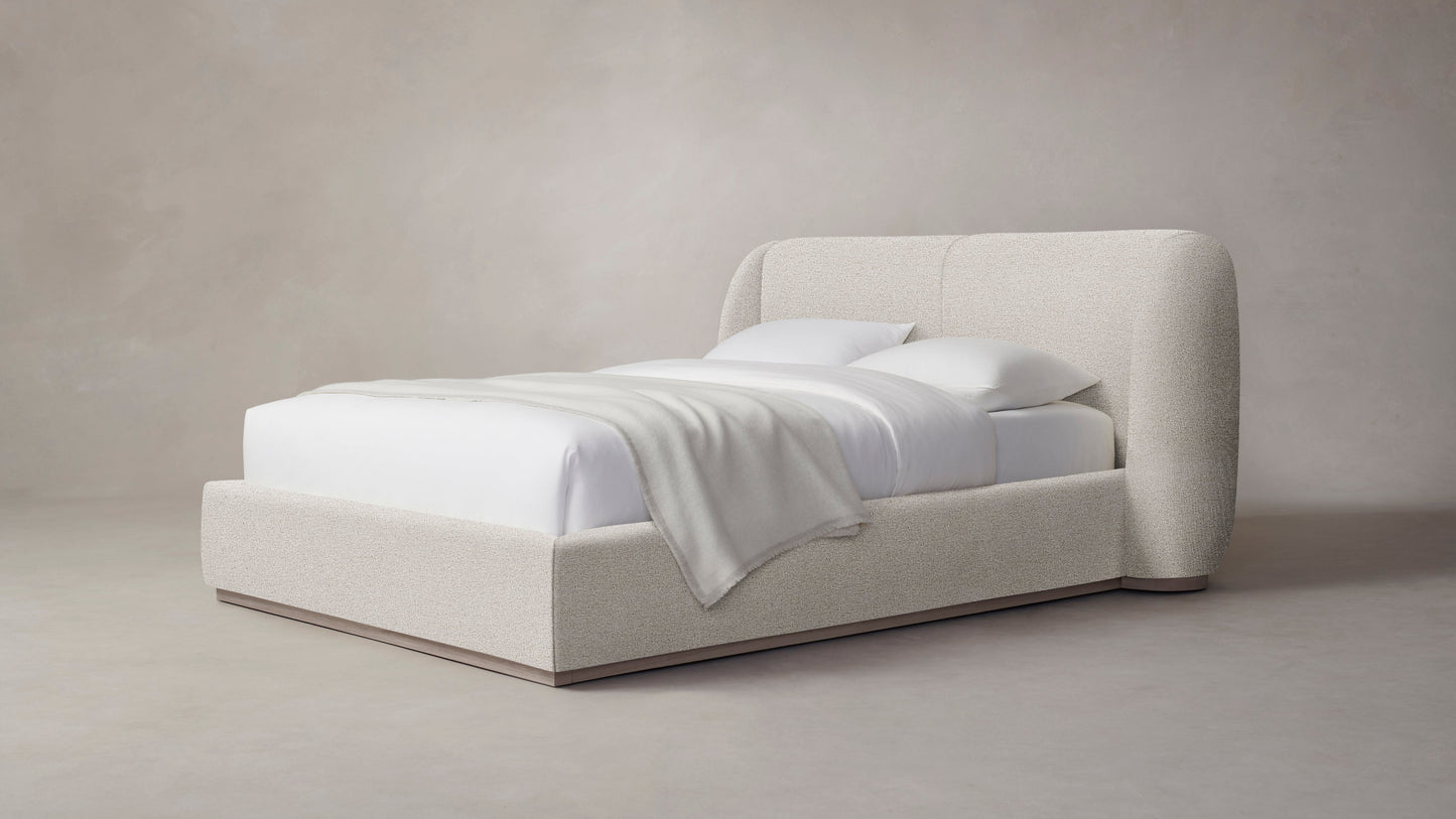 The Smith - Performance Bouclé Polar Bed - 42" Headboard