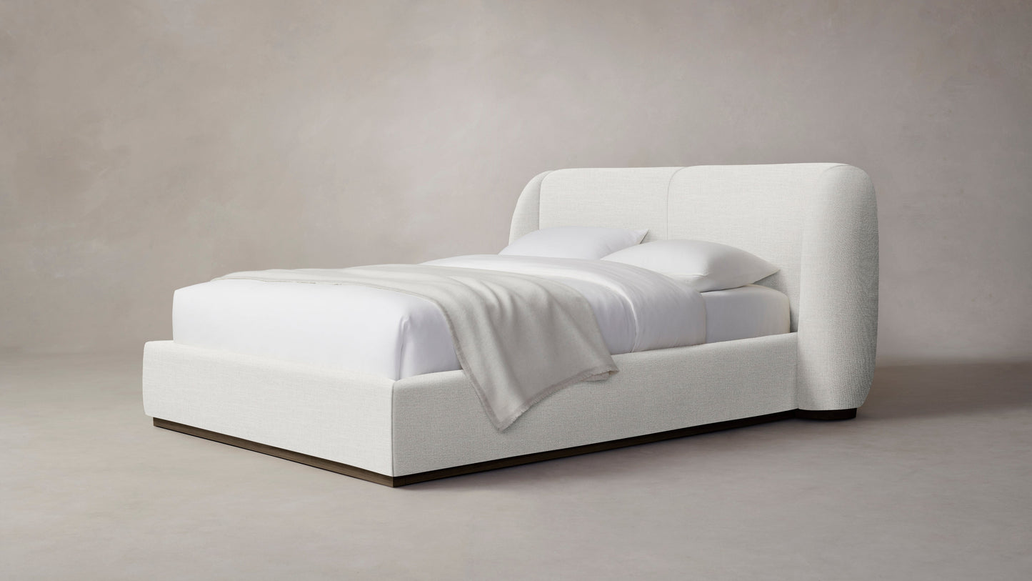 The Smith - Performance Chenille Alabaster Bed - 42" Headboard