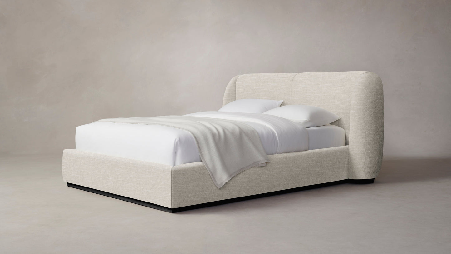 The Smith - Performance Chenille Buff Bed - 42" Headboard