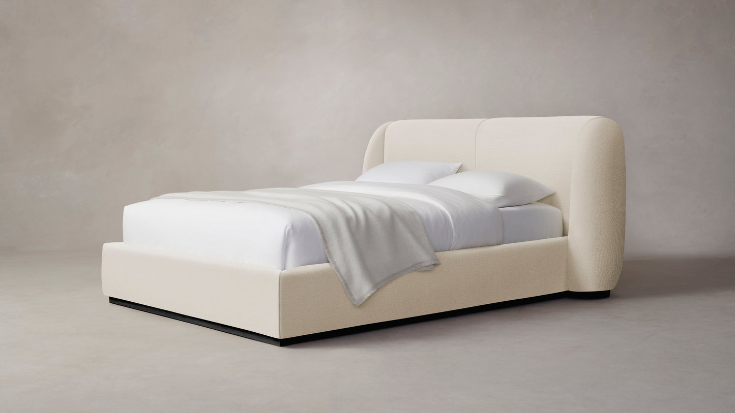 The Smith - Performance Linen Creme Bed - 42" Headboard