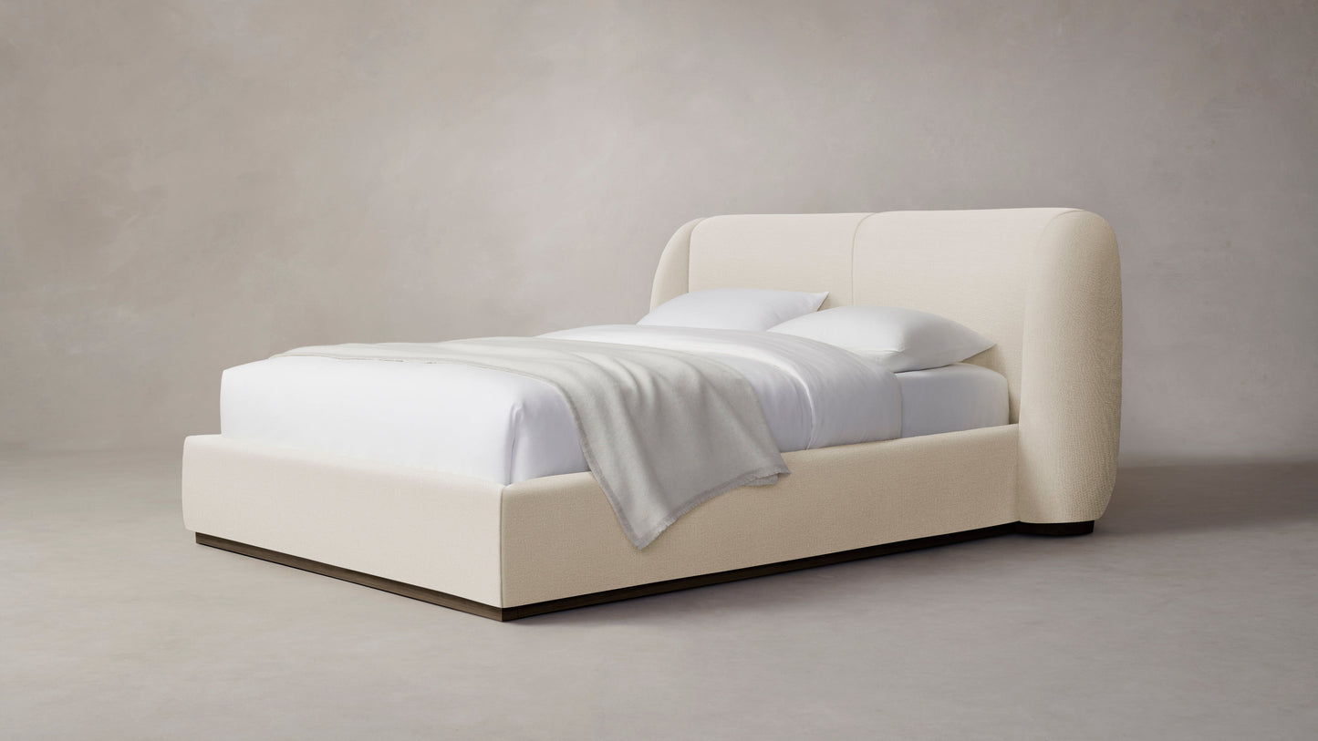 The Smith - Performance Linen Creme Bed - 42" Headboard