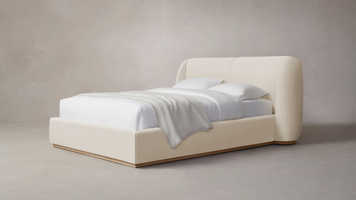 The Smith - Performance Linen Creme Bed - 42" Headboard