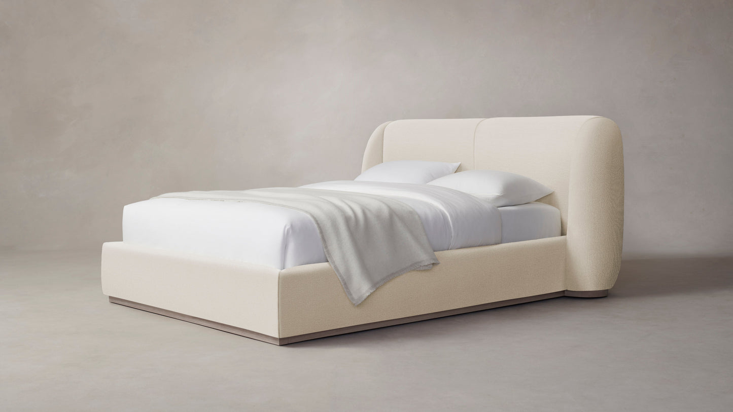The Smith - Performance Linen Creme Bed - 42" Headboard