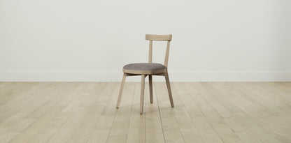 The Allen  - Belgian Linen Carob Dining Chair