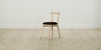 The Allen  - Mohair Chocolate Dining Chair