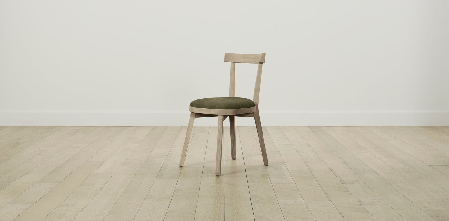 The Allen  - Mohair Moss Dining Chair