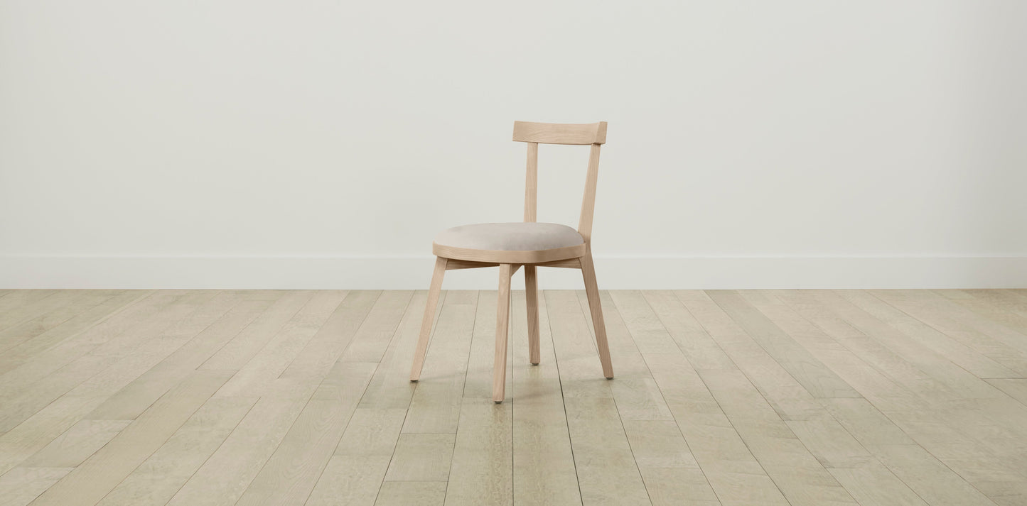 The Allen  - Nubuck Leather Sail Dining Chair