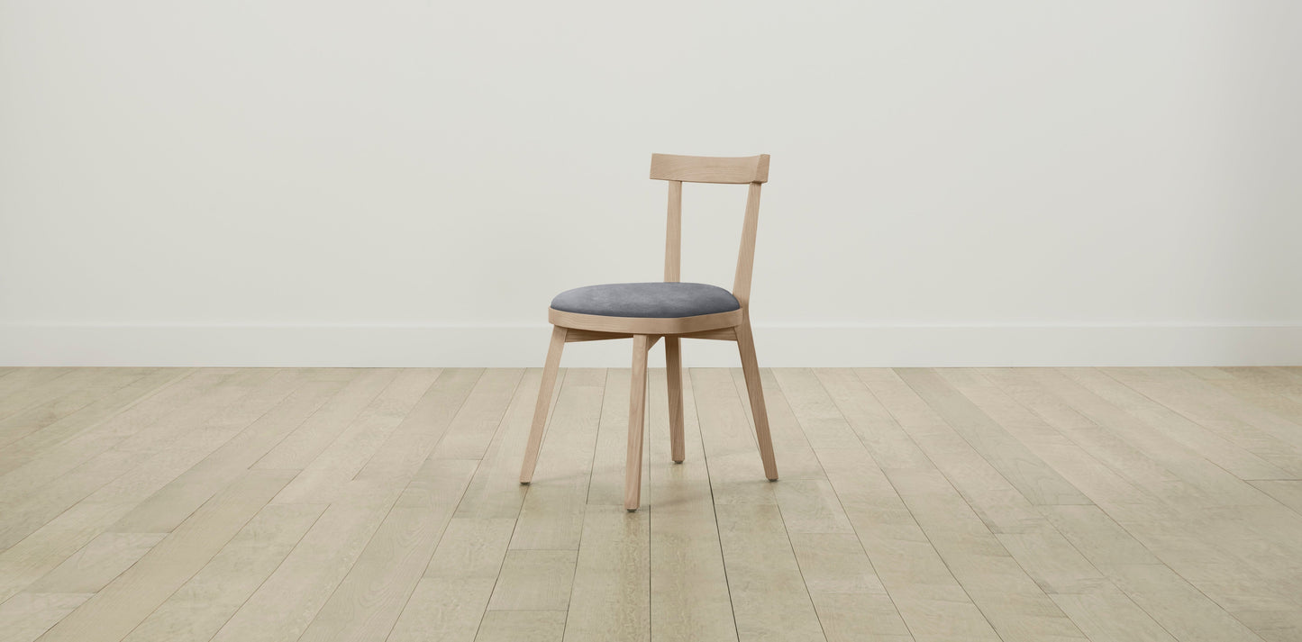 The Allen  - Performance Velvet Lunar Dining Chair