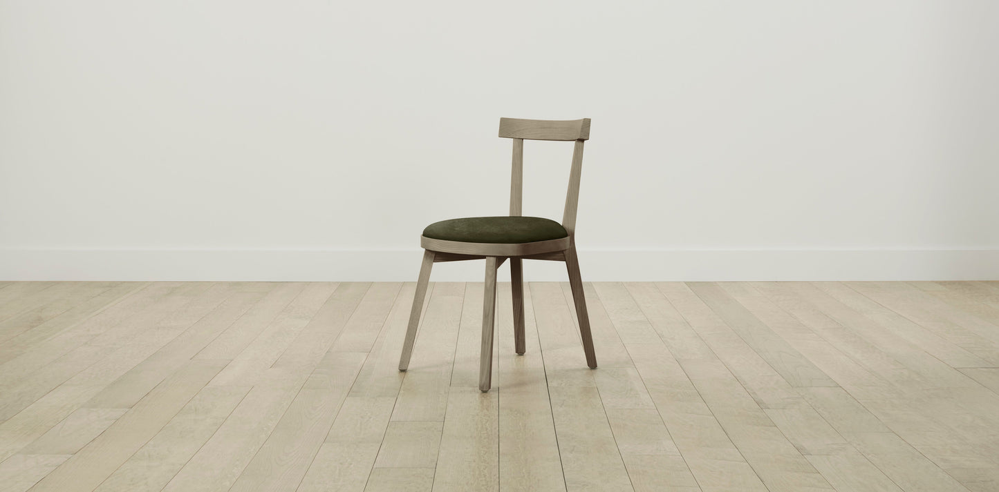 The Allen  - Performance Velvet Olive Dining Chair