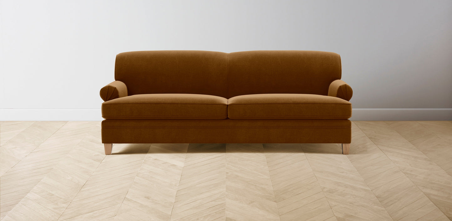 The Carmine  - Mohair Brown Sugar Sofa