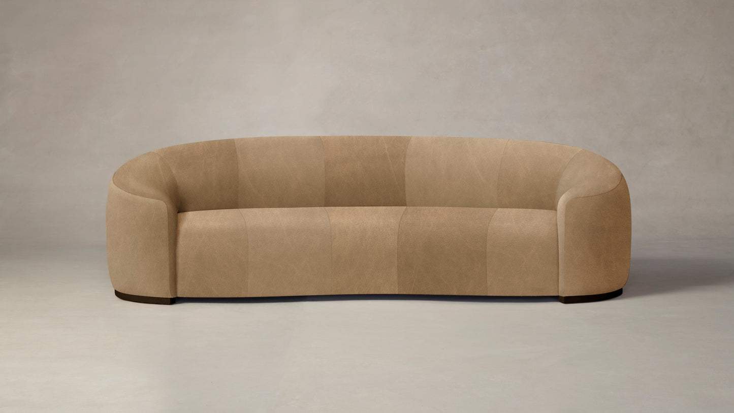 The Chelsea  - Tuscan Leather Camel Sofa