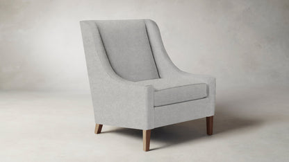 The Chrystie  - Merino Heather Grey Chair