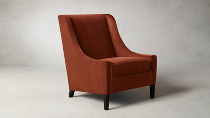 The Chrystie  - Mohair Spice Chair