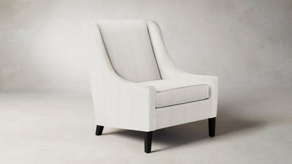 The Chrystie  - Performance Chevron Powder Chair