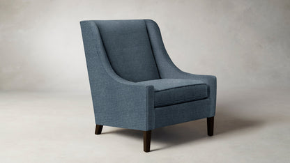 The Chrystie  - Performance Stonewashed Linen Chambray Chair