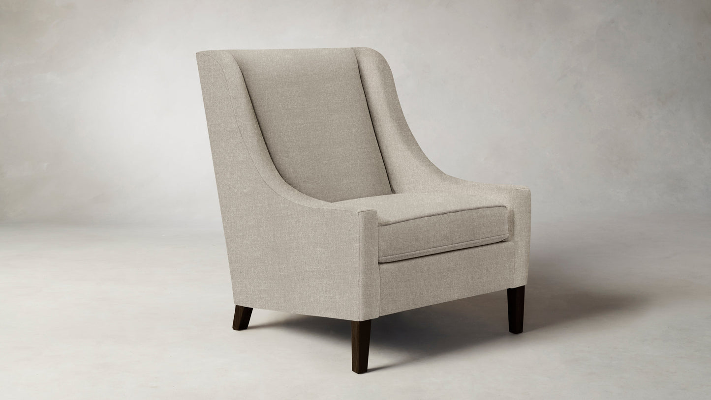 The Chrystie  - Performance Stonewashed Linen Dew Chair