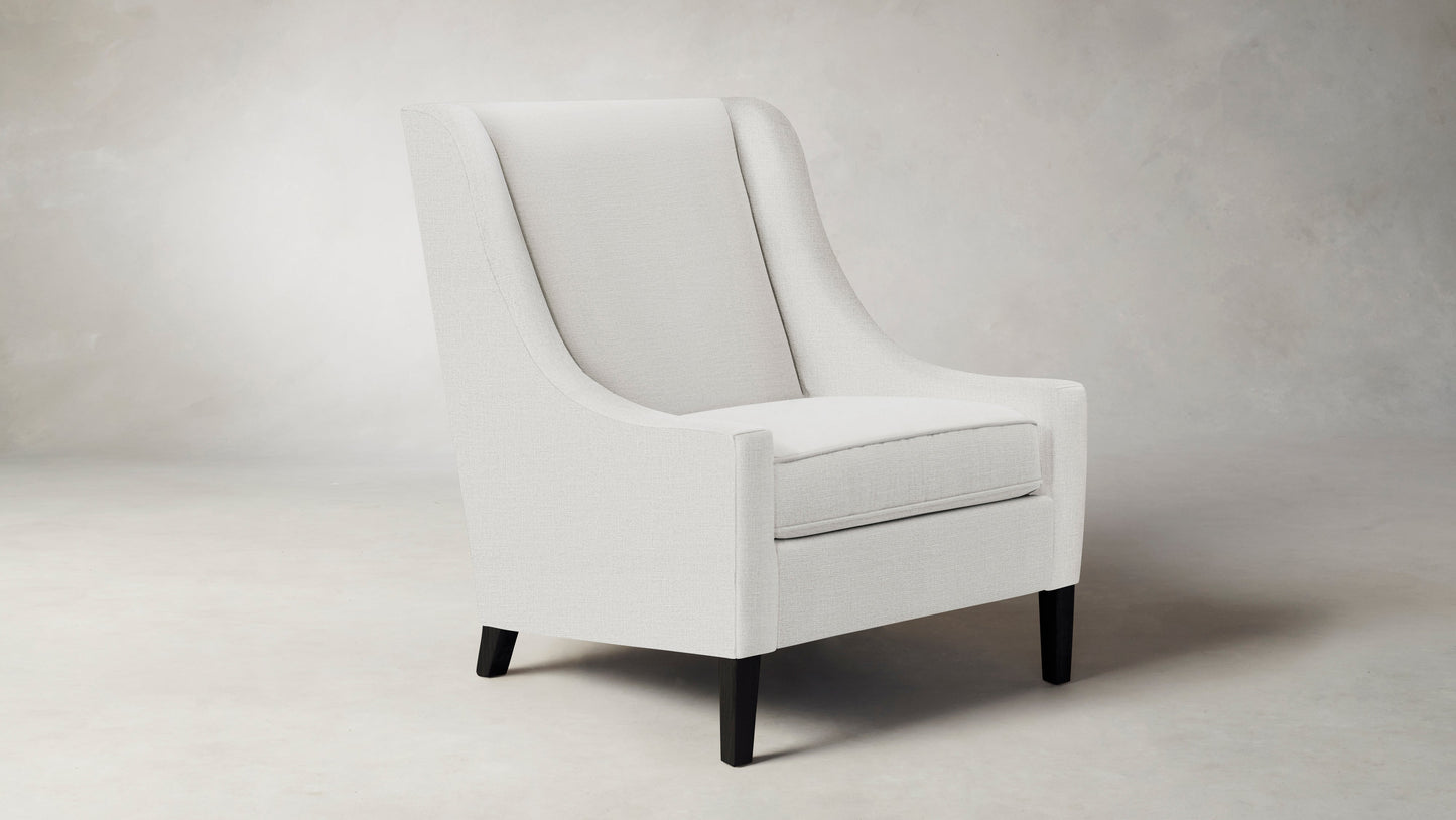 The Chrystie  - Performance Textured Linen Bone Chair