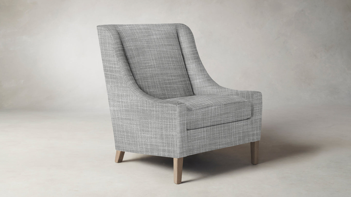 The Chrystie  - Performance Textured Tweed Alpine Chair