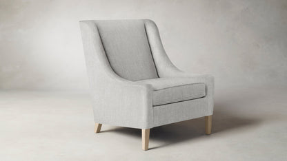 The Chrystie  - Performance Tweed Salt Chair