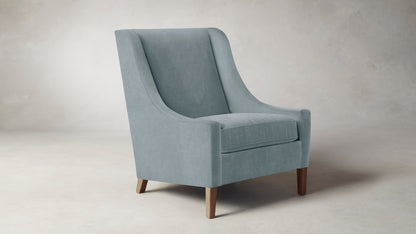 The Chrystie  - Performance Velvet Sky Chair