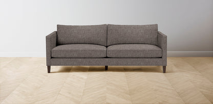 The Crosby  - Belgian Linen Carob Sofa