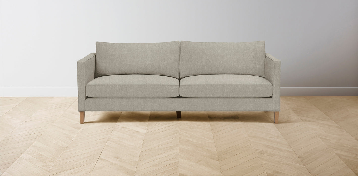 The Crosby  - Performance Stonewashed Linen Dew Sofa