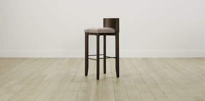 The Delancey with Onyx - Nubuck Leather Fawn Bar and Counter Stool