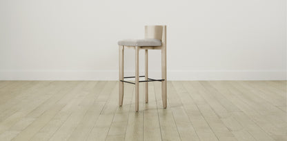 The Delancey with Onyx - Nubuck Leather Sail Bar and Counter Stool