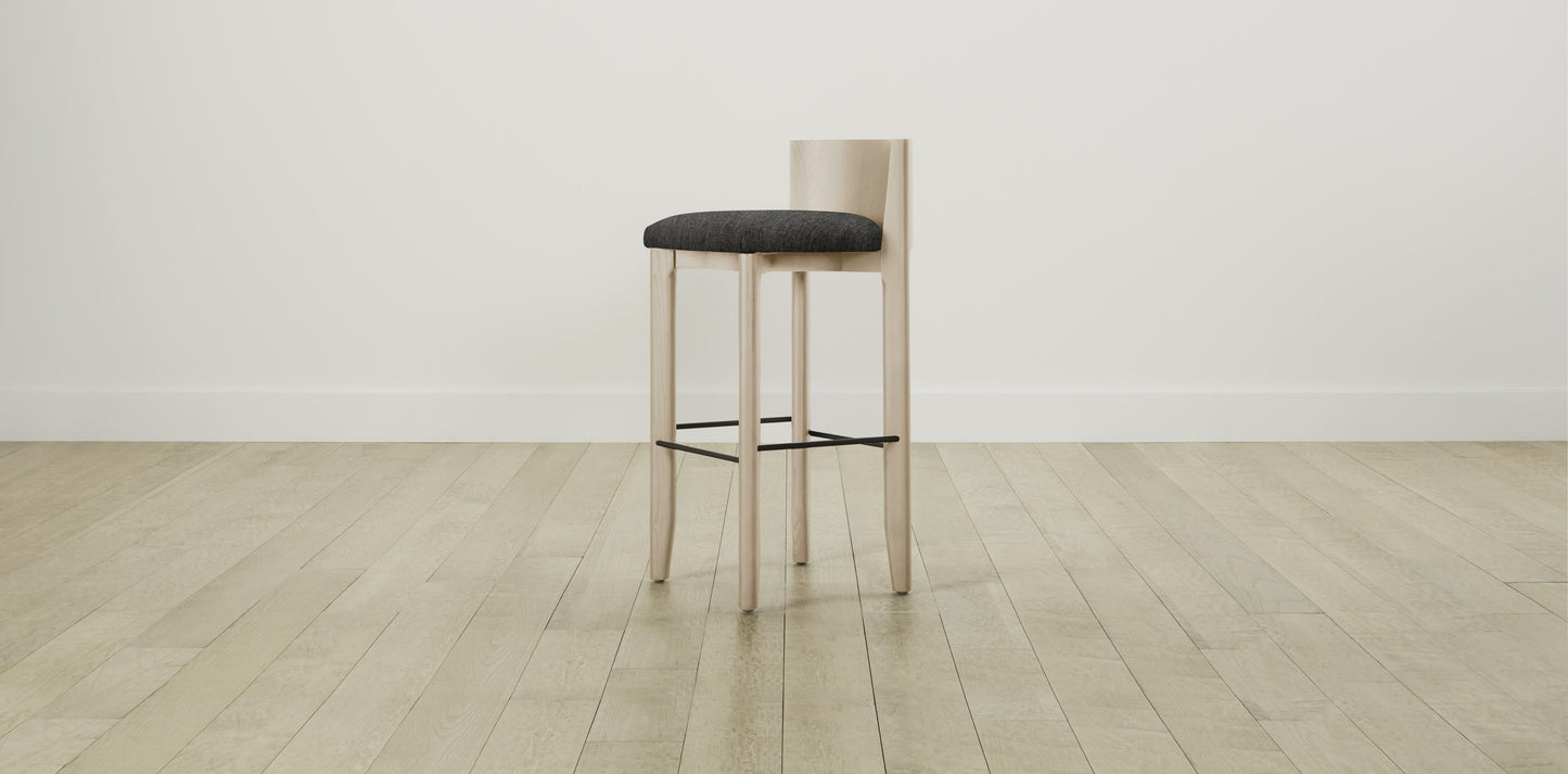 The Delancey with Onyx - Performance Tweed Char Bar and Counter Stool