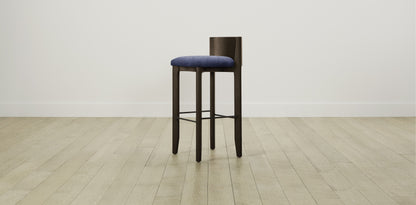 The Delancey with Onyx - Performance Velvet Midnight Bar and Counter Stool