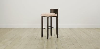 The Delancey with Brushed Nickel - Shearling Shea Bar and Counter Stool