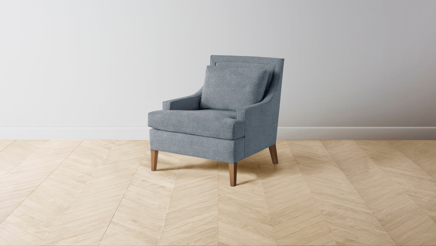 The Downing  - Performance Melange Weave Aegean Chair