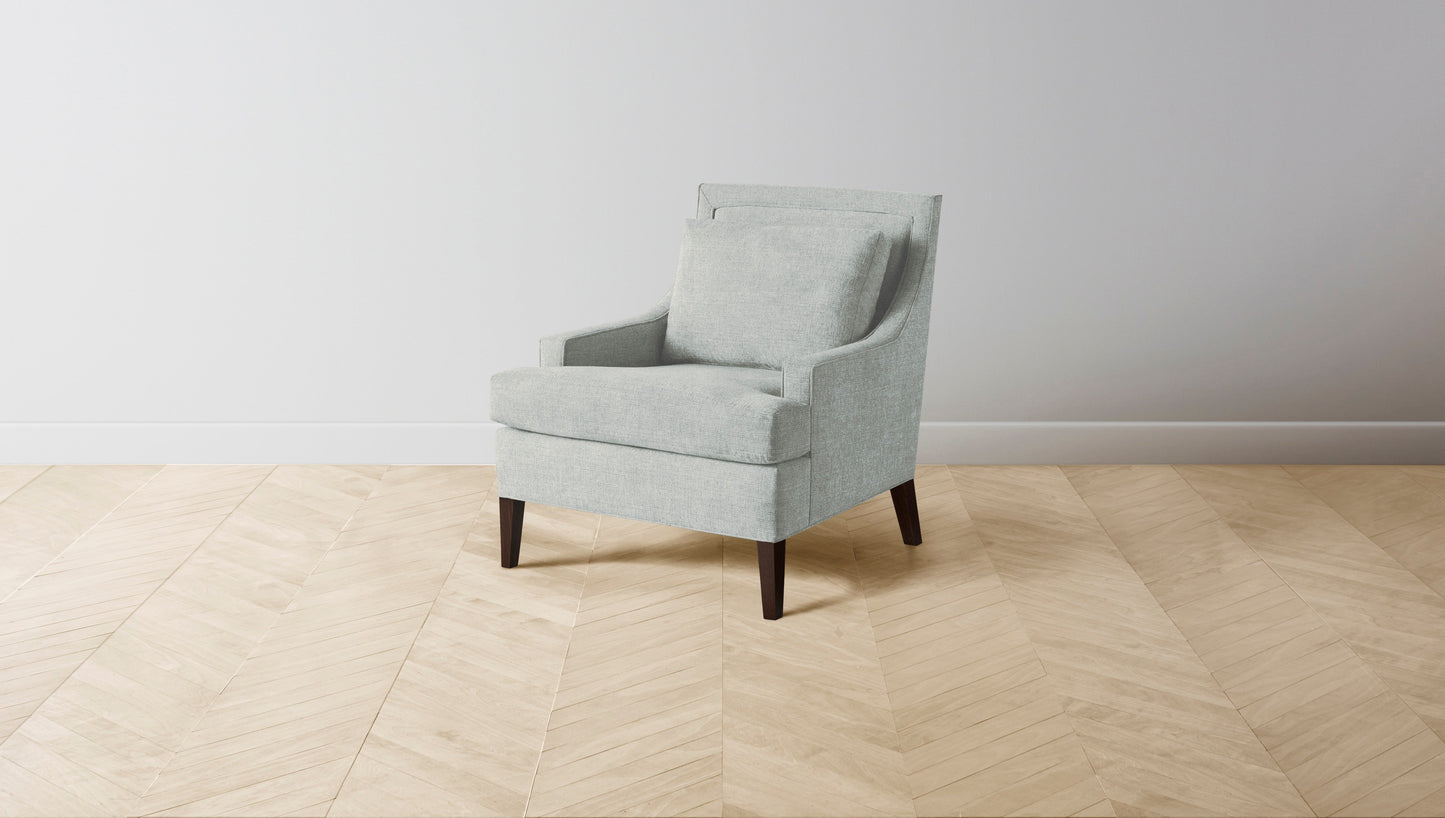 The Downing  - Performance Melange Weave Seaglass Chair