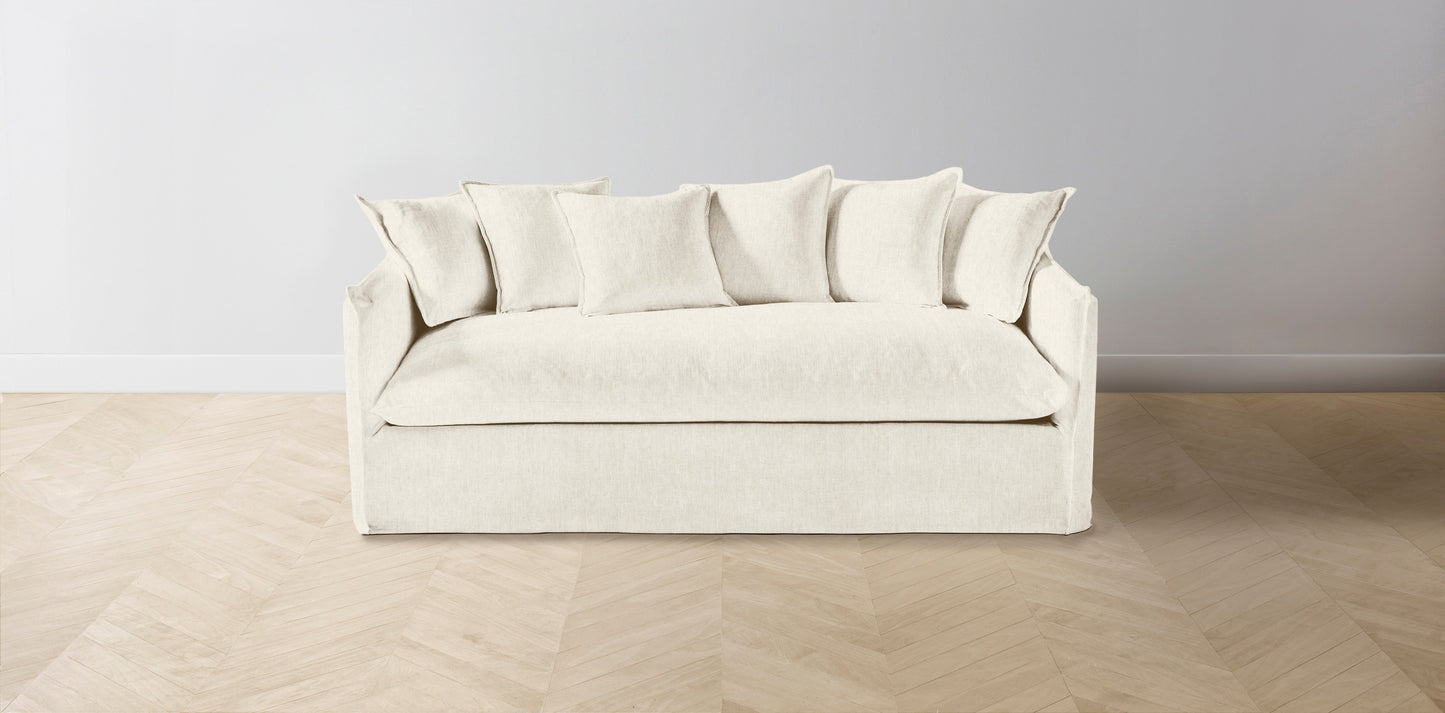 The Dune  - Performance Stonewashed Linen Coconut Sofa