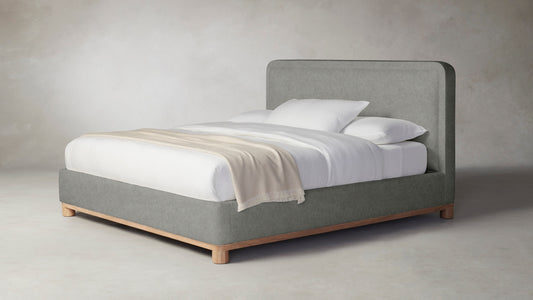 The Kent  - Merino Granite Bed - 53" Headboard