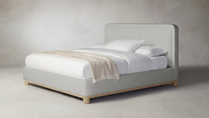 The Kent  - Merino Heather Grey Bed - 47" Headboard