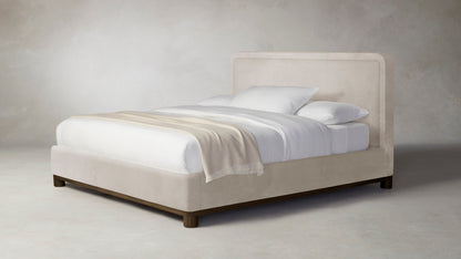 The Kent  - Nubuck Leather Sail Bed - 47" Headboard