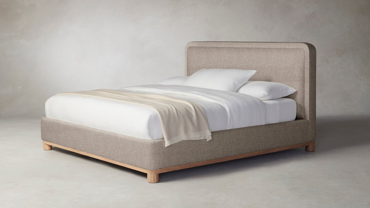 The Kent  - Performance Basketweave Malt Bed - 53" Headboard