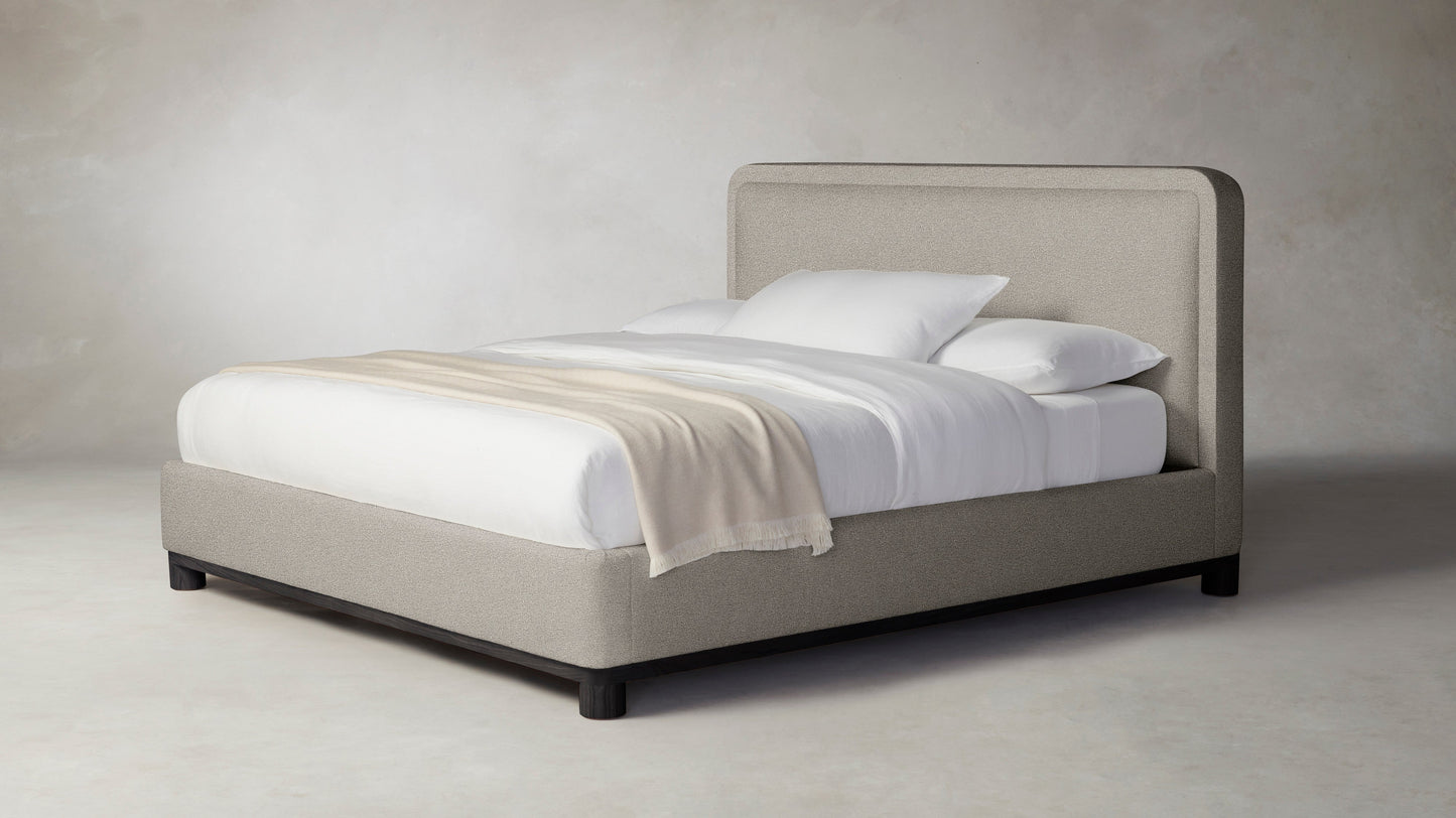 The Kent  - Performance Bouclé Morel Bed - 47" Headboard