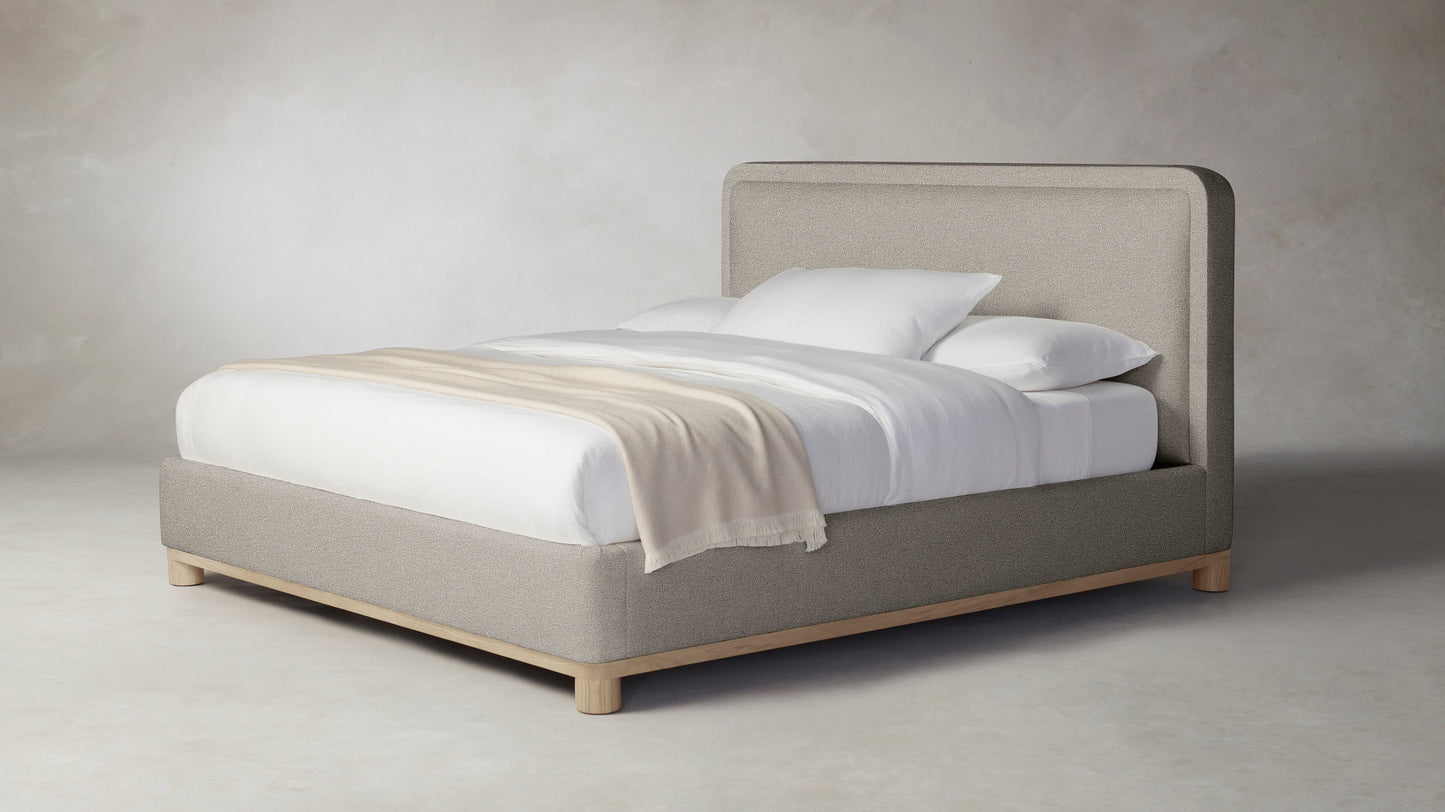 The Kent  - Performance Bouclé Morel Bed - 41" Headboard