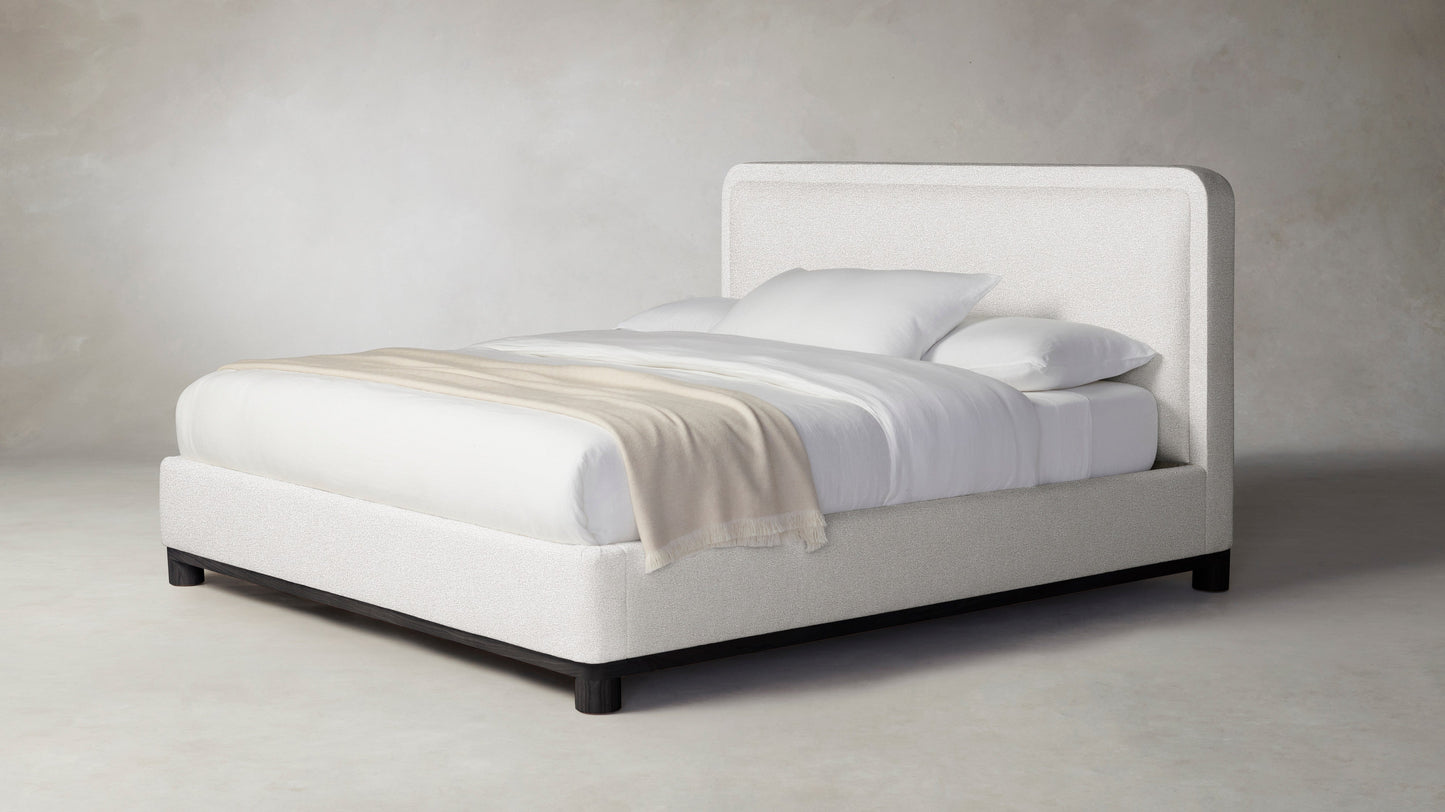 The Kent  - Performance Bouclé Polar Bed - 47" Headboard