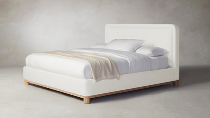 The Kent  - Performance Linen Oyster Bed - 47" Headboard