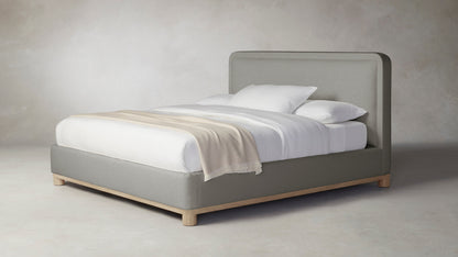 The Kent  - Performance Linen Putty Bed - 41" Headboard